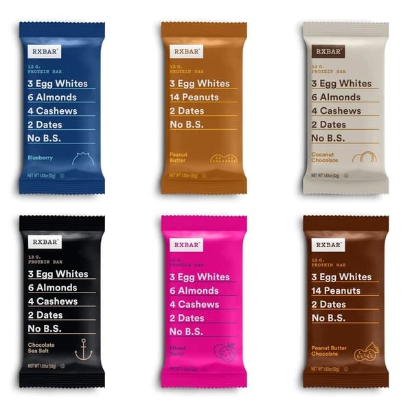 RXBAR Whole Food Protein Bars (12-Pack)